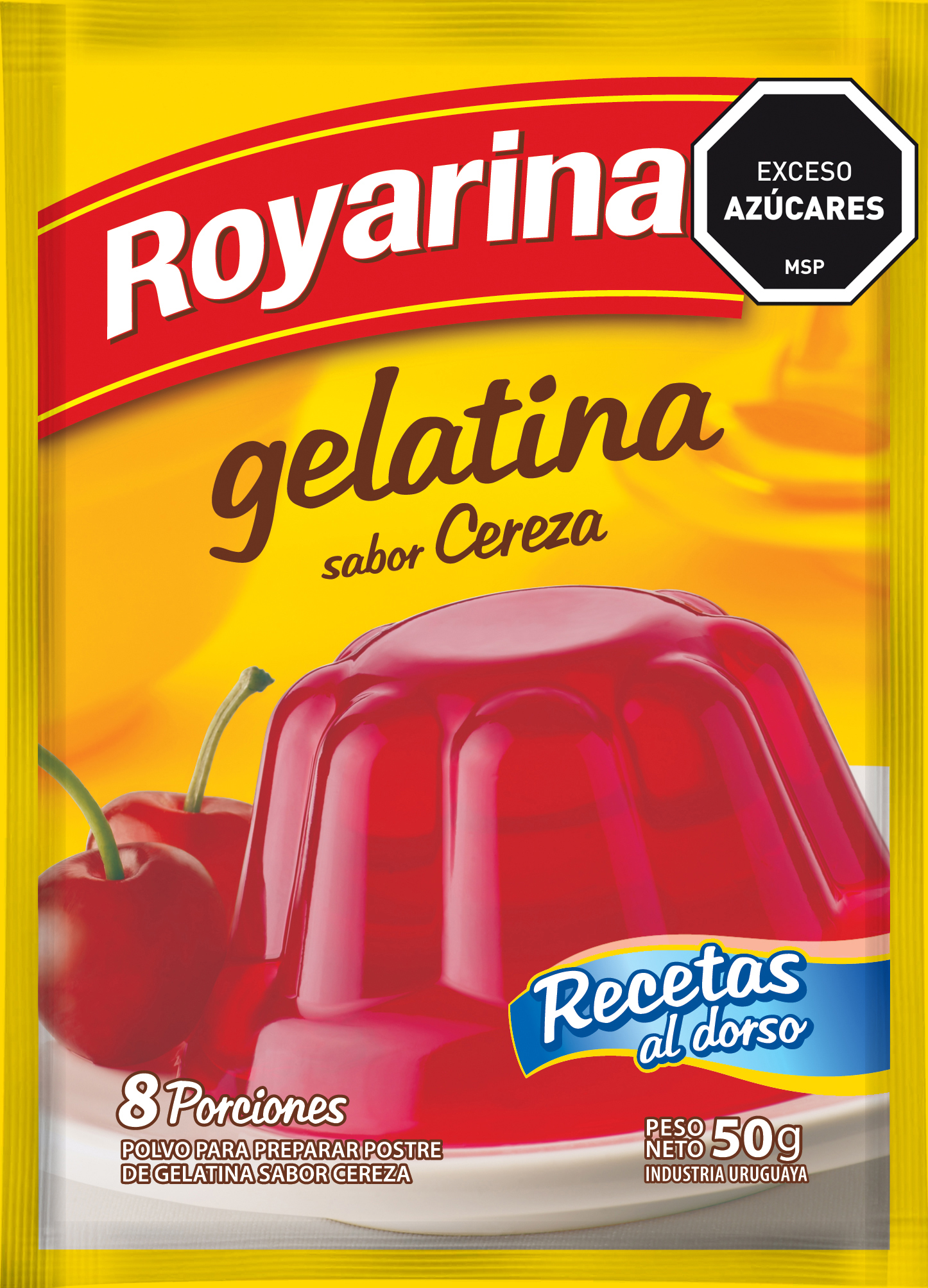 Gelatina Doble Cereza x8 - Nerilan Uruguay